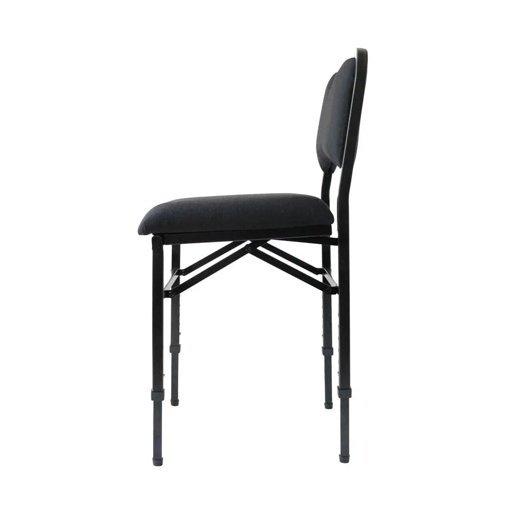 Adjustrite Standard Musikerstuhl klappbar Stahl schwarz