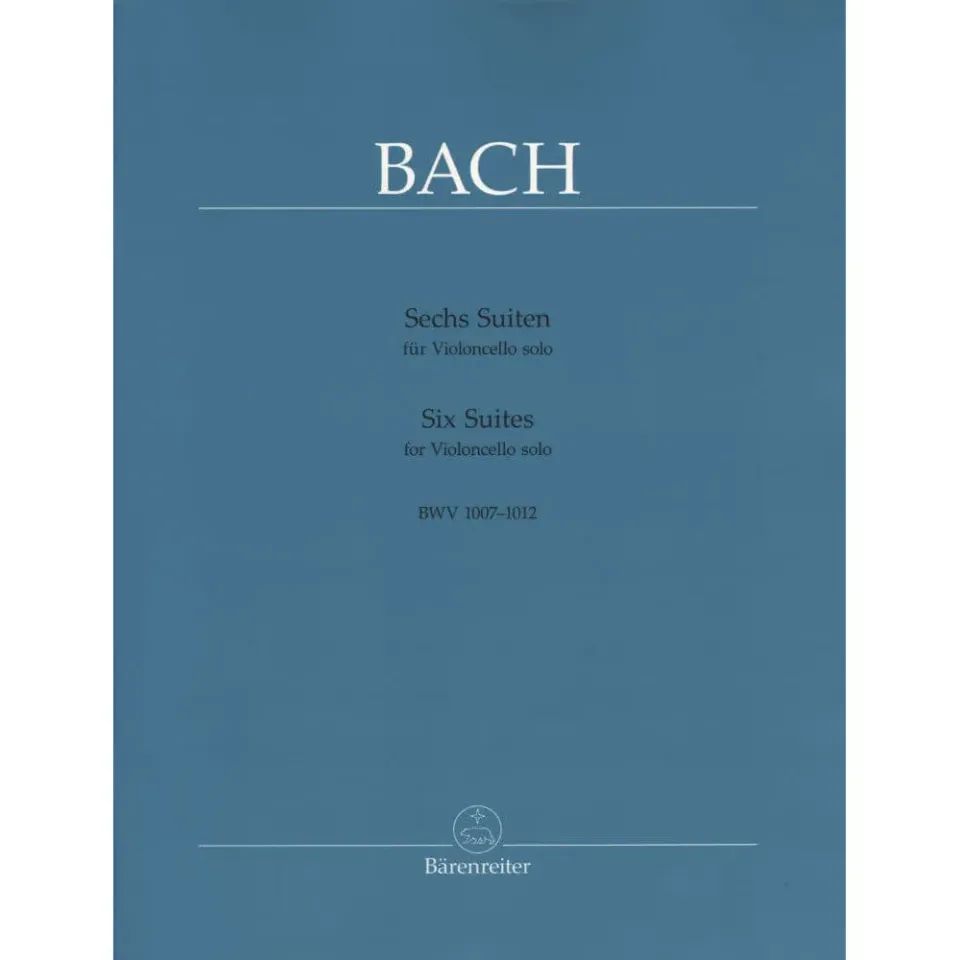 Bärenreiter Bach 6 Suiten Cello BWV 1007-1012 Wenzinger
