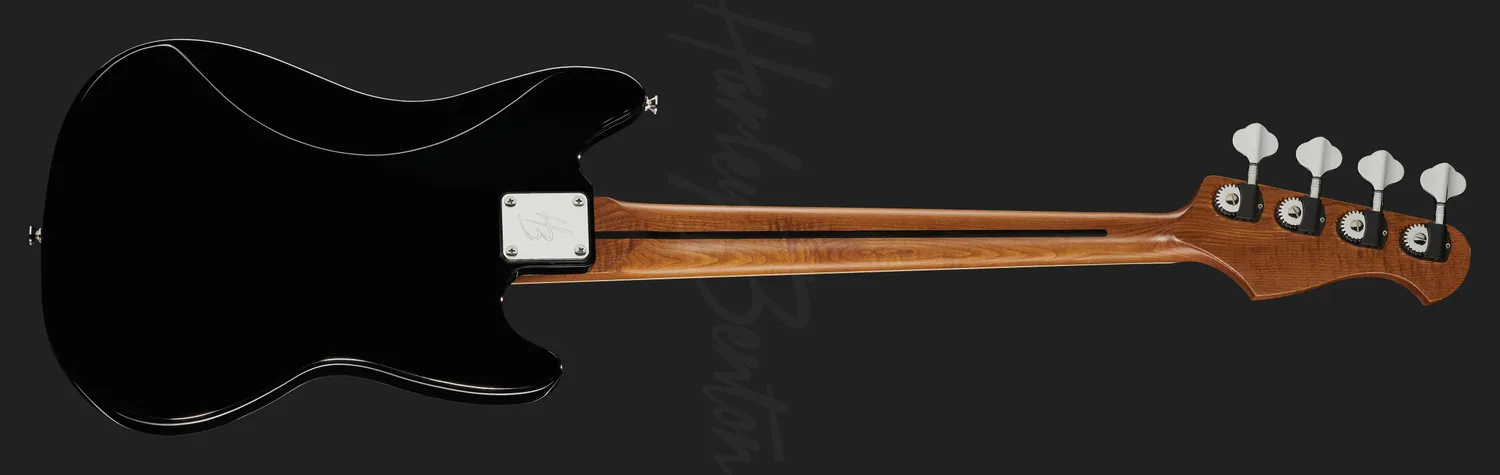Harley Benton Pro Series MV-4MSB E-Bass links schwarz Shortscale