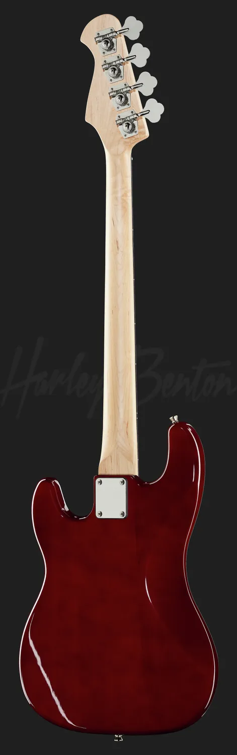 Harley Benton PJ-4 HTR E-Bass Trans Red