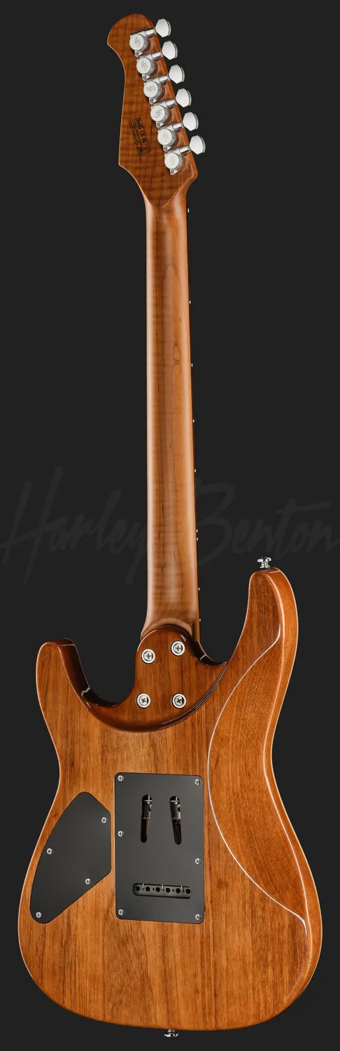 Harley Benton Progressive Fusion-IV HH RW JM E-Gitarre Jade Metallic