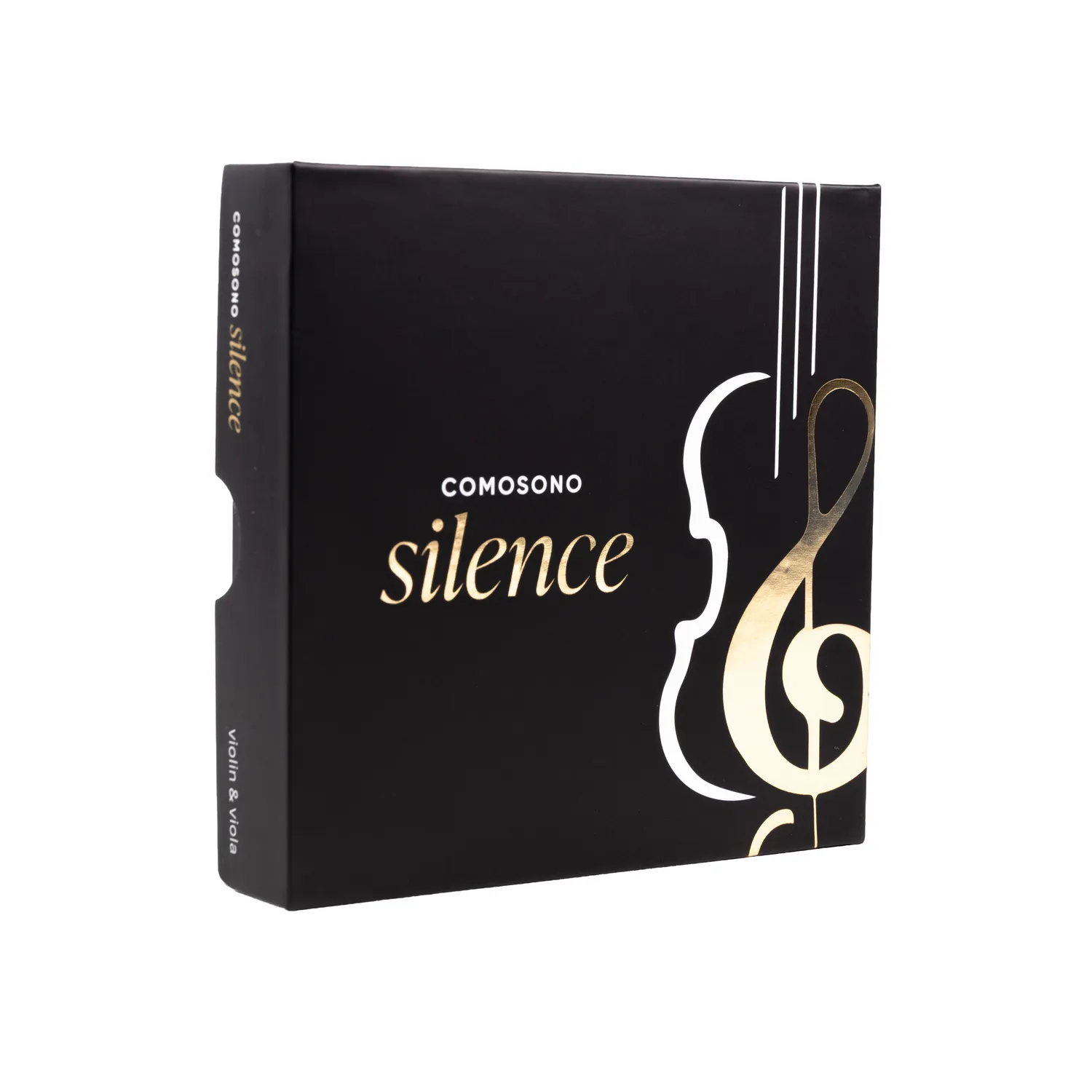 Comosono Silence Übungsdämpfer Violine Viola Gold stark dämpfend