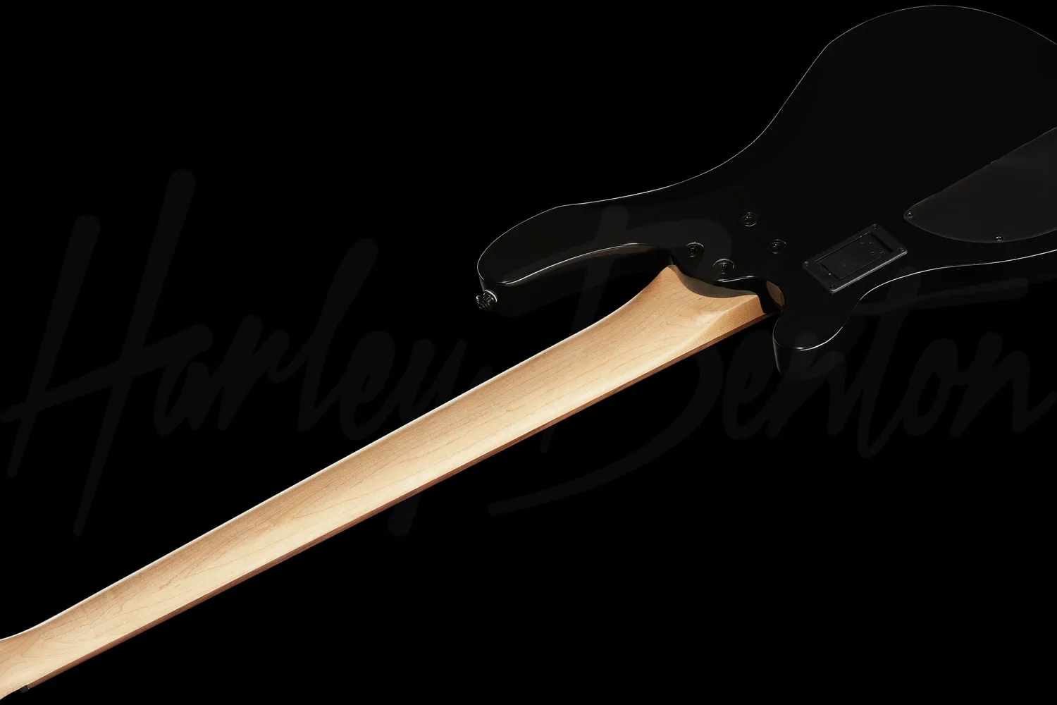 Harley Benton Pro B-550FL E-Bass 5-Saiter Fretless Schwarz