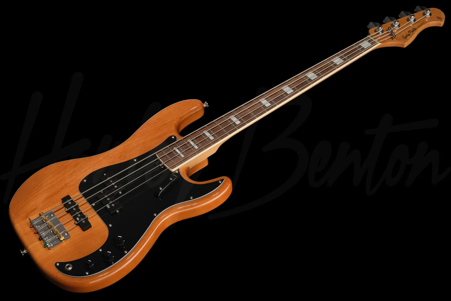 Harley Benton MV-4PJ E-Bass Natural PJ-Bestückung