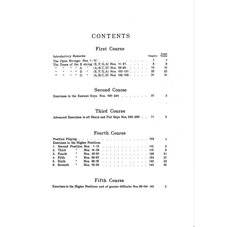 Carl Fischer Hohmann Violinschule Heft 4 Violinnoten hohe Lagen