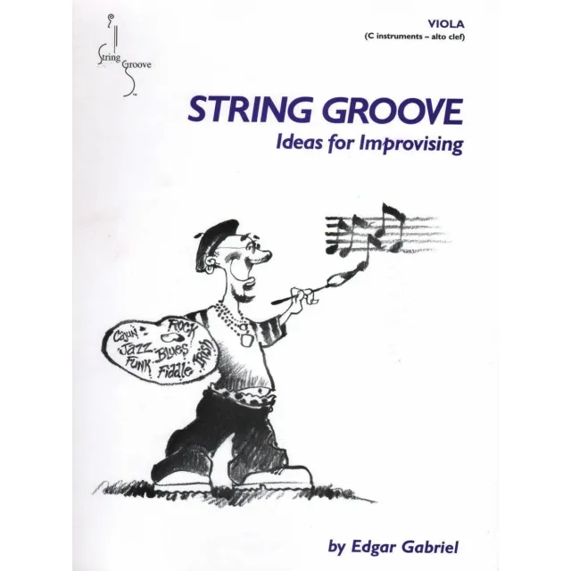 Shar Music String Groove Viola Noten mit CD Improvisation
