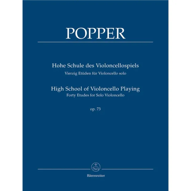 Bärenreiter Popper op. 73 Cello-Etüden Urtext