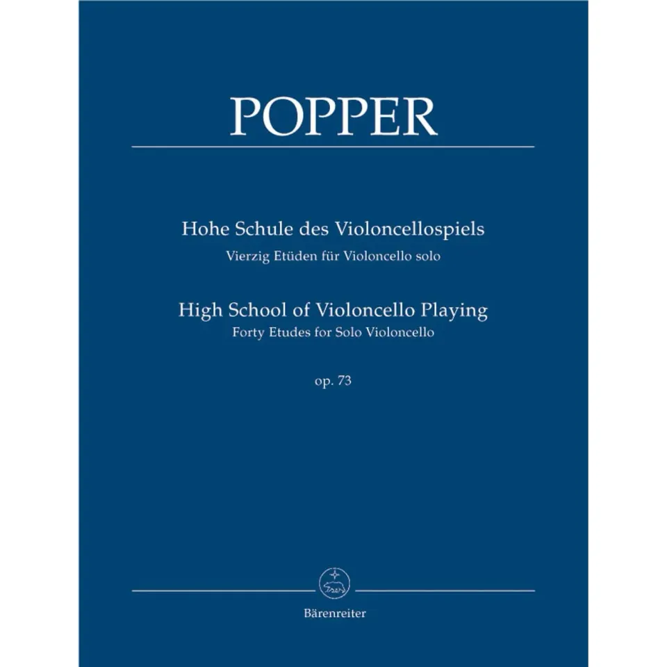 Bärenreiter Popper op. 73 Cello-Etüden Urtext