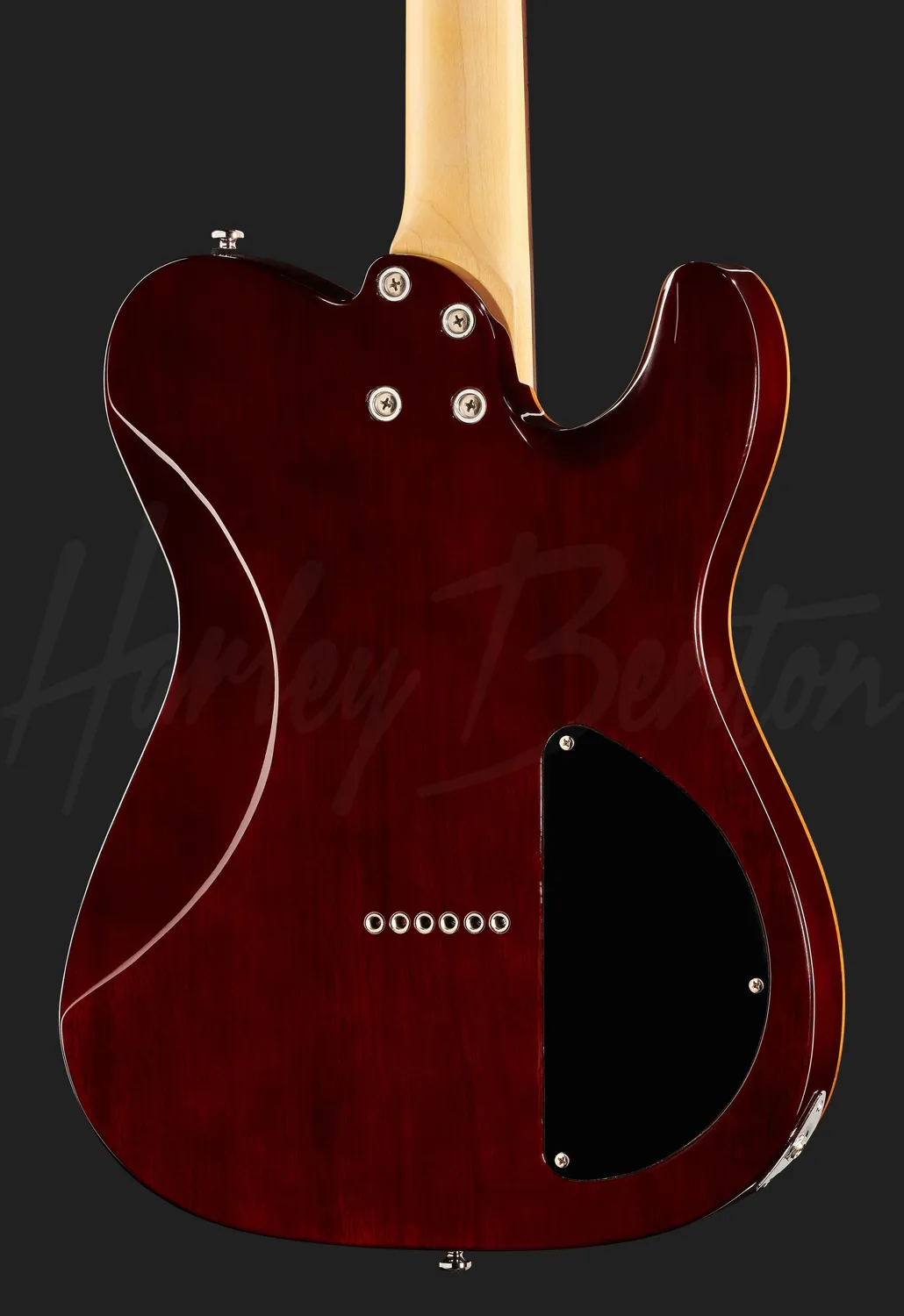 Harley Benton Fusion-T HH HT LH EB E-Gitarre Linkshänder Schwarz