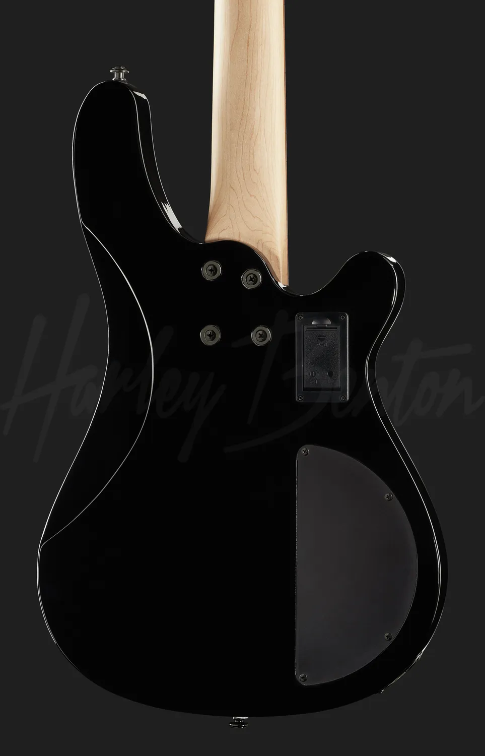 Harley Benton B-450LH E-Bass aktiv schwarz Linkshänder