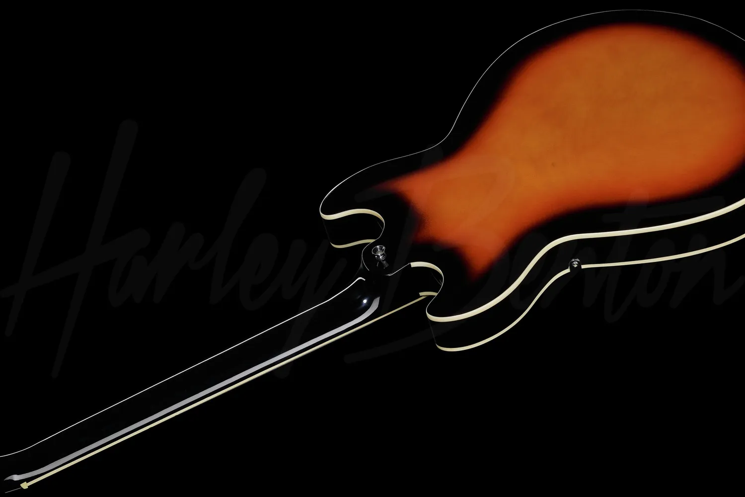 Harley Benton Vintage Series HB-35 Halbakustik-Gitarre Vintage Burst