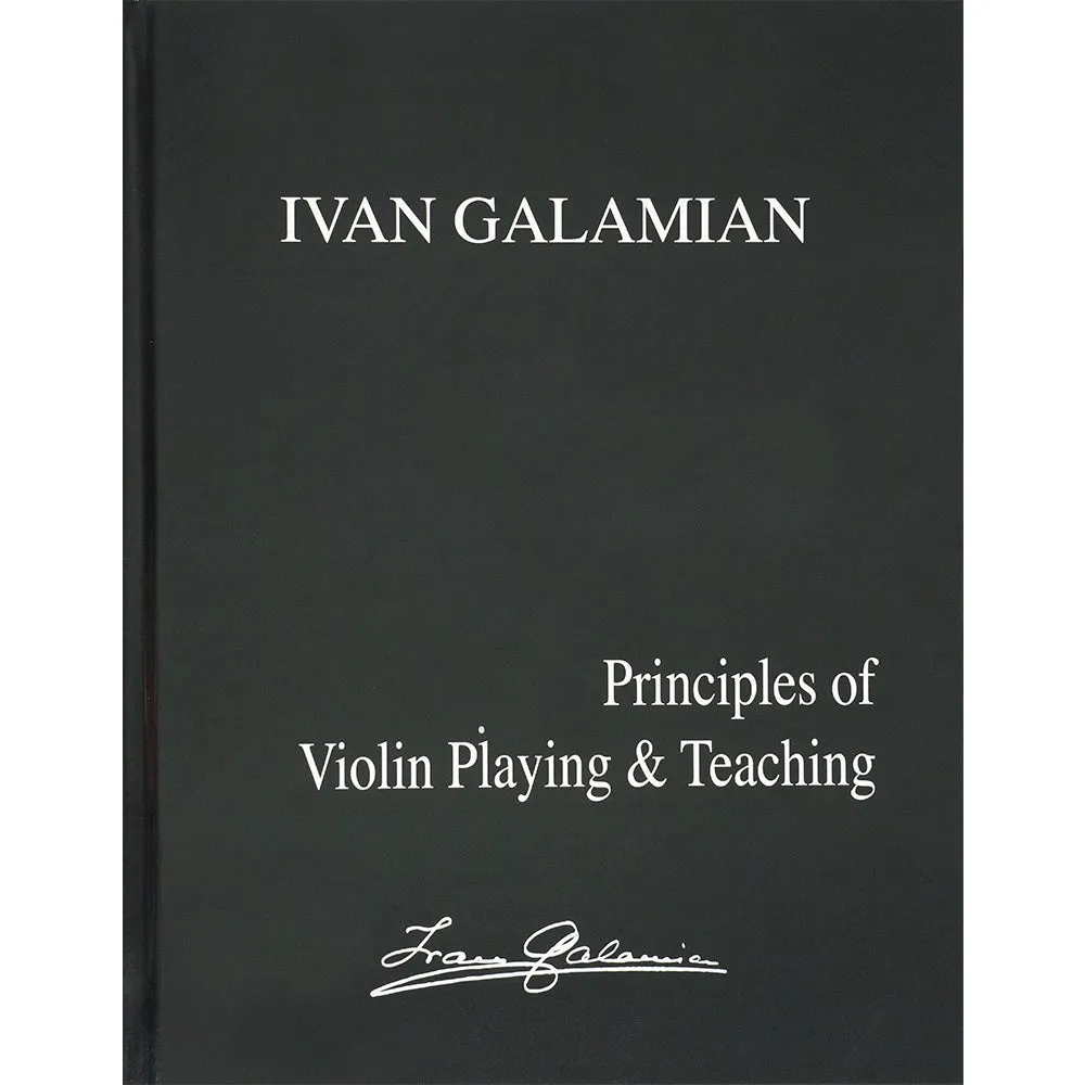 Galamian Principles of Violin Playing Geigenbuch Hardcover
