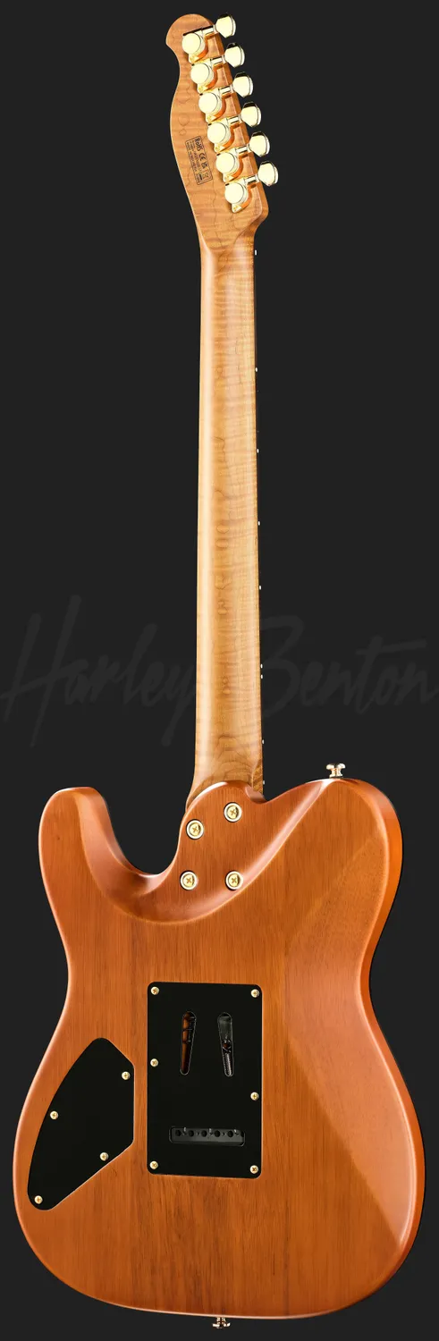 Harley Benton Progressive Fusion-T II HH RW SGD E-Gitarre Satin Gold