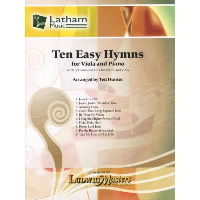 Ten Easy Hymns Bratschennoten Viola Klavier leicht