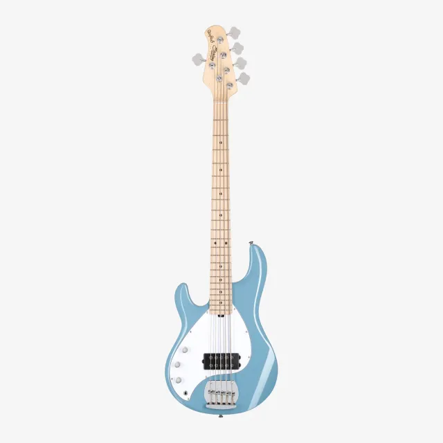 Sterling SUB StingRay RAY5 E-Bass Chopper Blue links 5-saitig