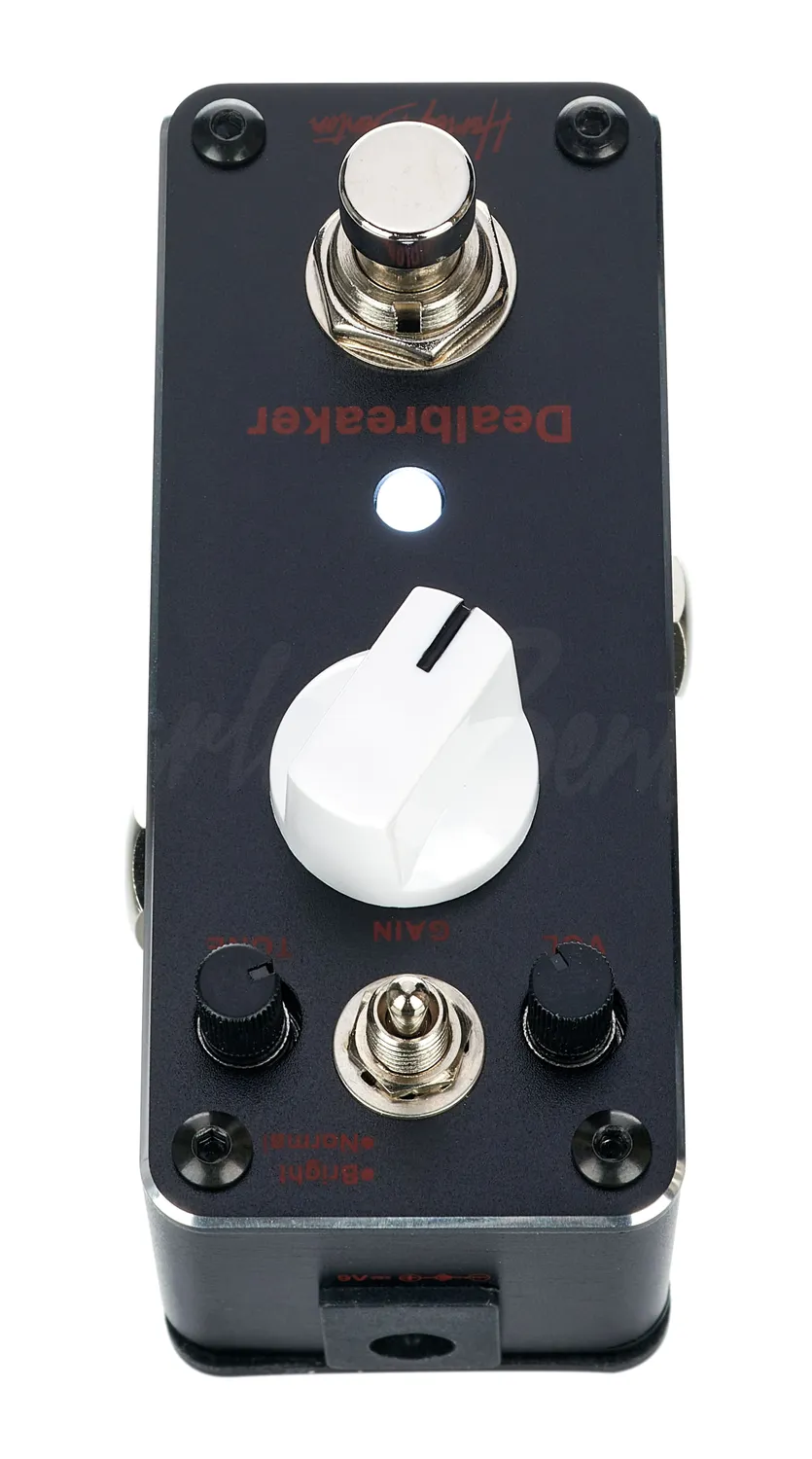 Harley Benton Standard MiniStomp Dealbreaker Overdrive-Pedal britisch