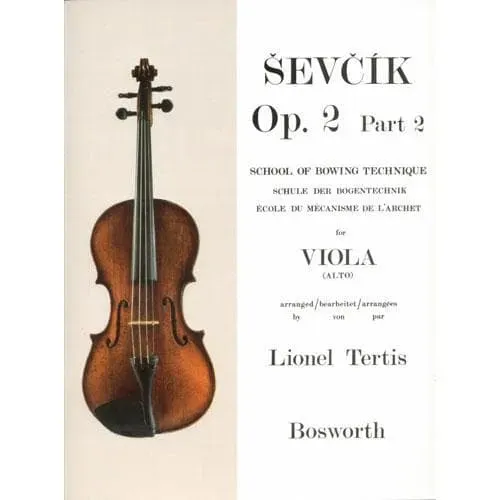 Sevcik Bogentechnik Op. 2 Teil 2 Noten für Viola Tertis