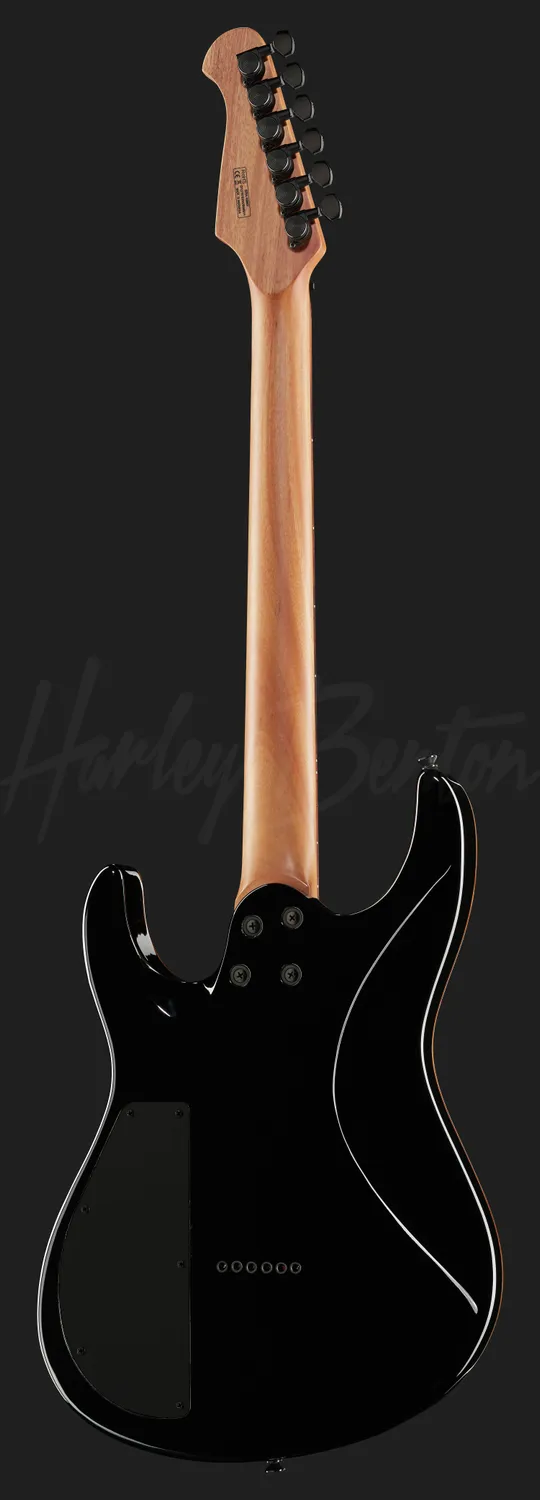 Harley Benton HP-42 Grey Flame E-Gitarre Flamed Maple