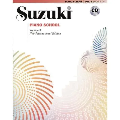 Suzuki Piano School Vol. 3 Klaviernoten mit CD für Unterricht