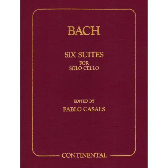 Continental Bach 6 Cello Suiten BWV 1007-1012 Noten Casals