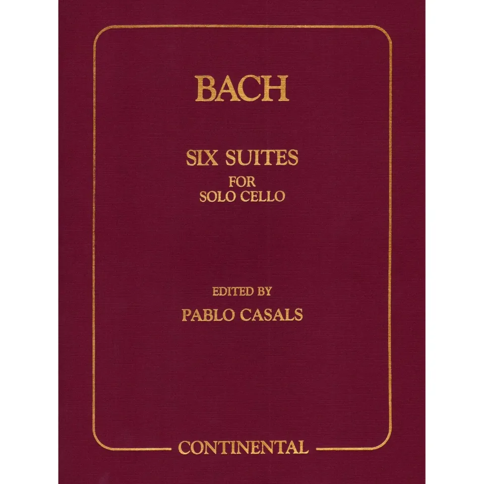 Continental Bach 6 Cello Suiten BWV 1007-1012 Noten Casals