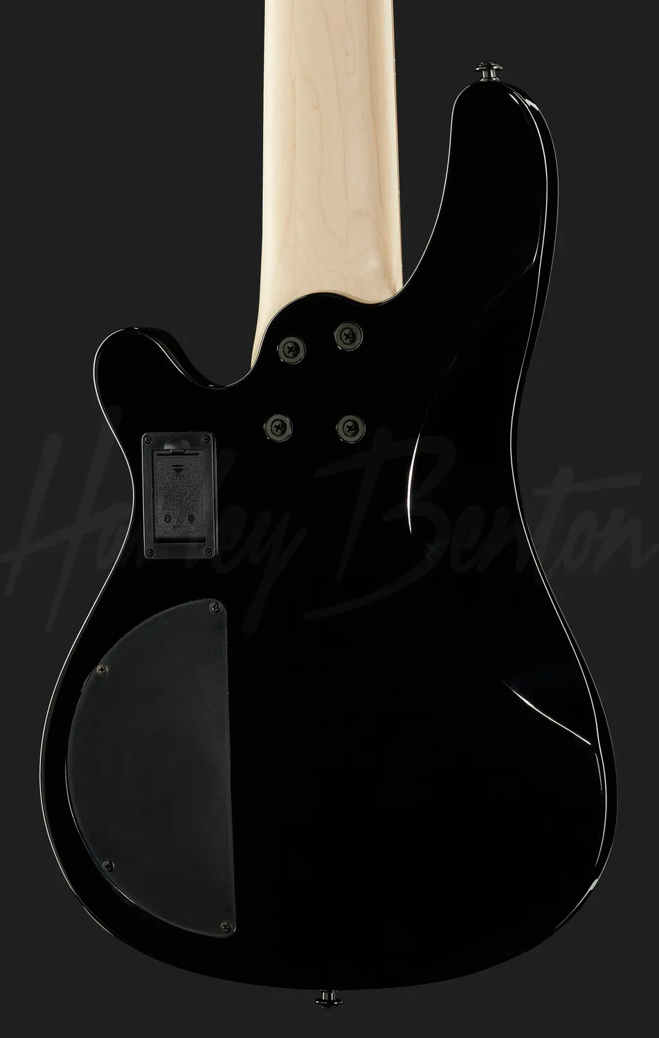 Harley Benton Pro B-650FL E-Bass Black 6-Saiter Fretless