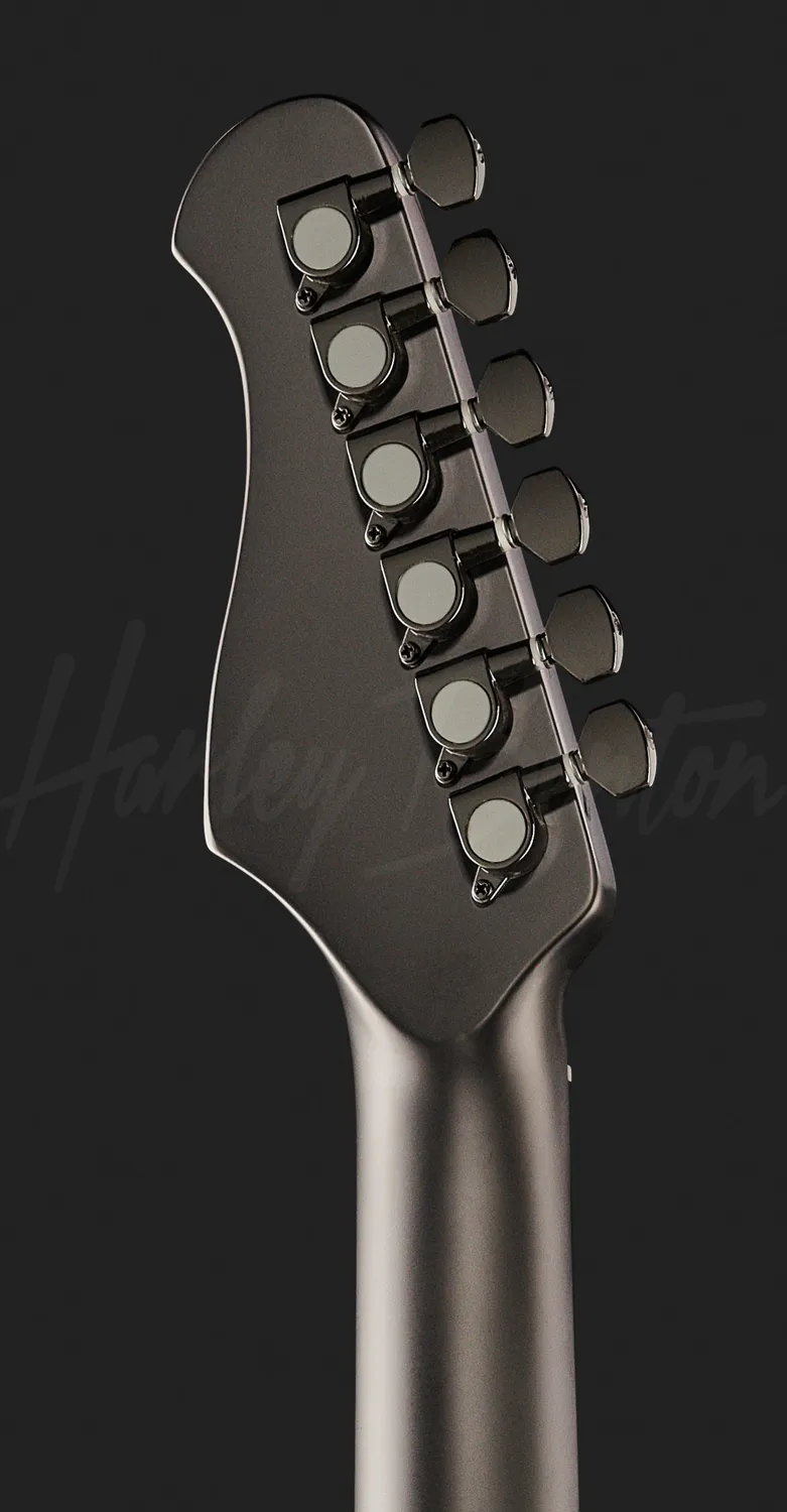 Harley Benton Classic JA-20HH E-Gitarre Active Schwarz matt