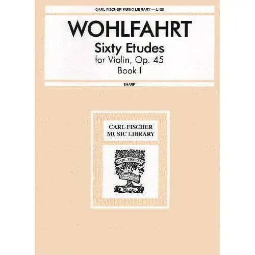 Carl Fischer Wohlfahrt Op.45 Book 1 Violine Noten Etüden