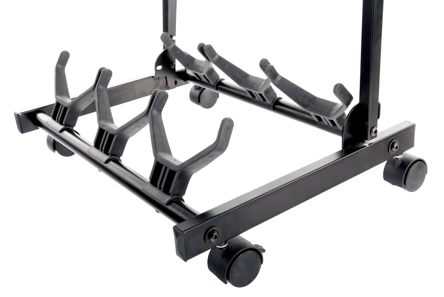 Rocktile Multistand 3-fach Gitarrenständer Rollen klappbar