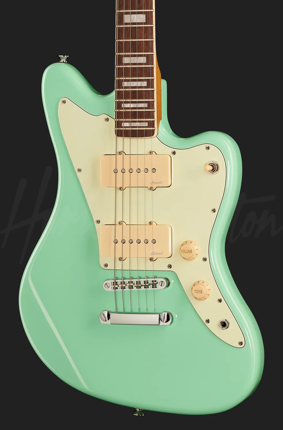 Harley Benton Classic JA-60CC E-Gitarre Seafoam Green Offset
