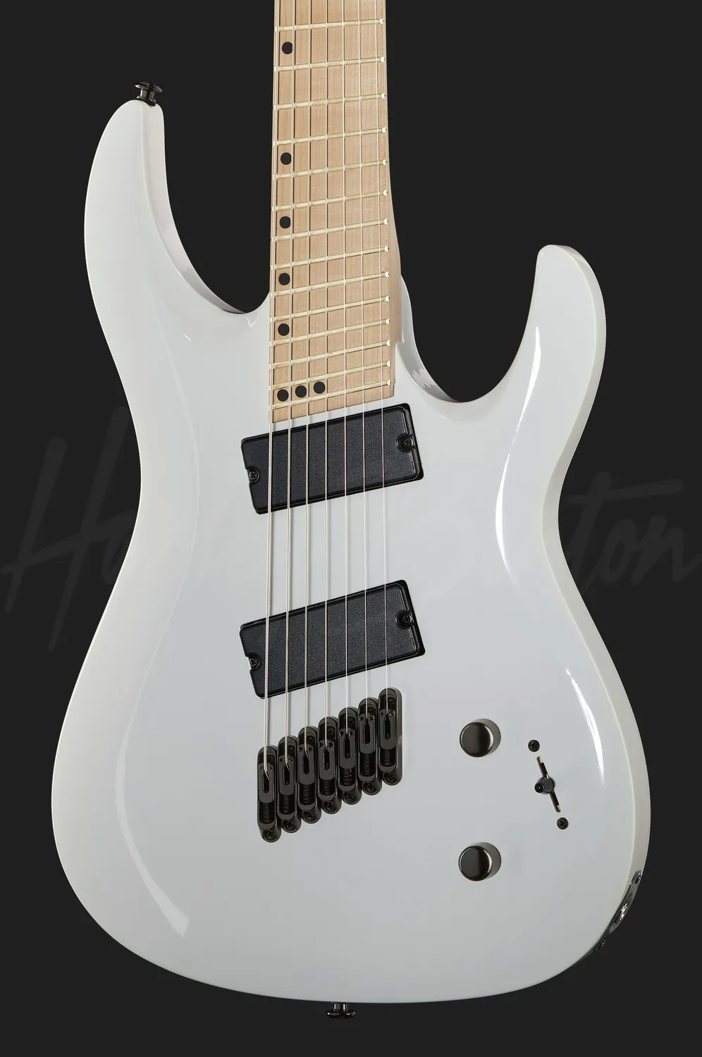 Harley Benton Progressive R-457MN WH E-Gitarre 7-saitig weiß