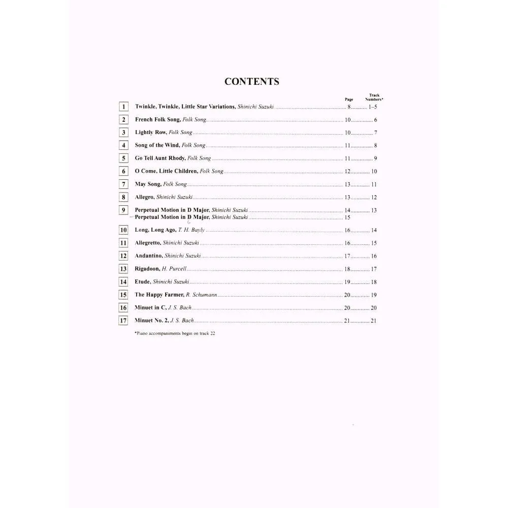 Suzuki Cello School Band 1 Notenheft Cello mit CD Anfang