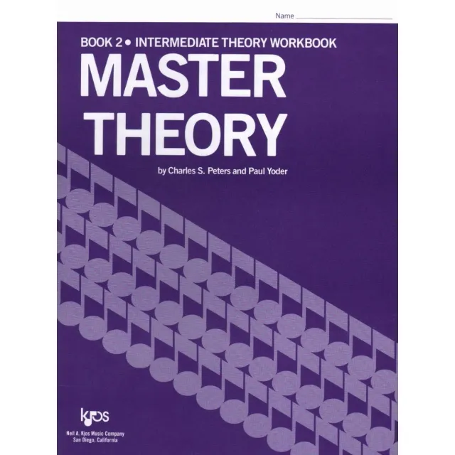 Kjos Master Theory Band 2 Musiktheorie Heft