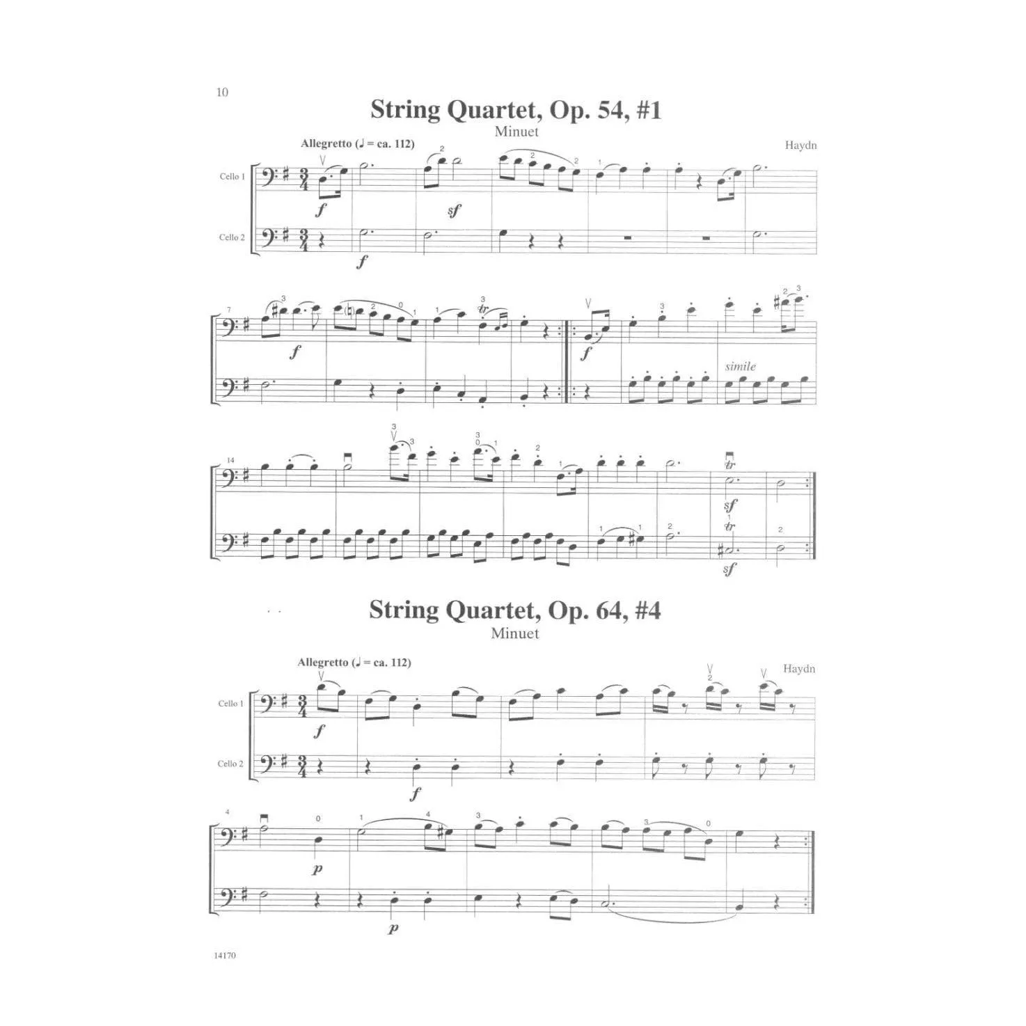 Alfred Music Starr Music Plus Cellonoten Ensemble