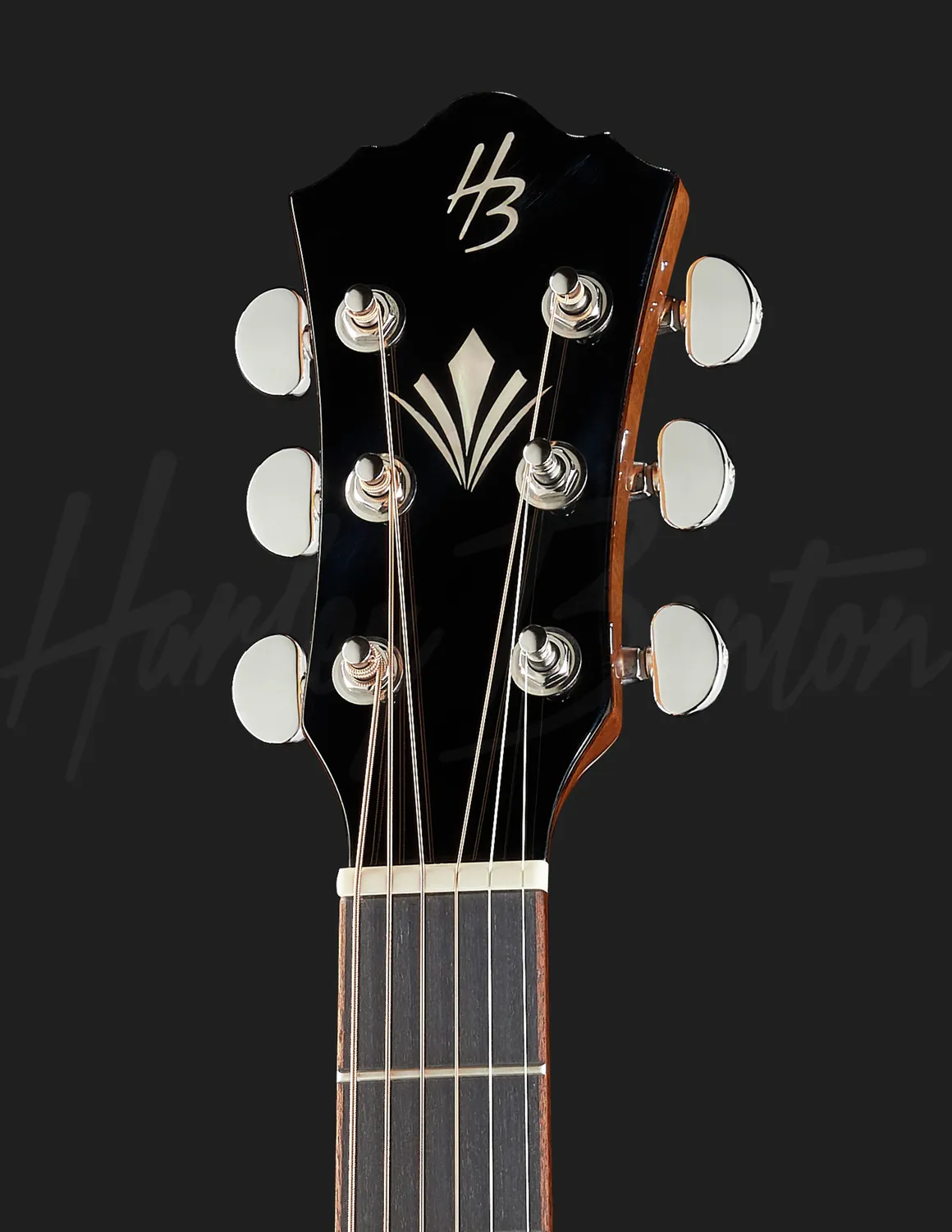 Harley Benton CLG-650SM-CE Westerngitarre schwarz