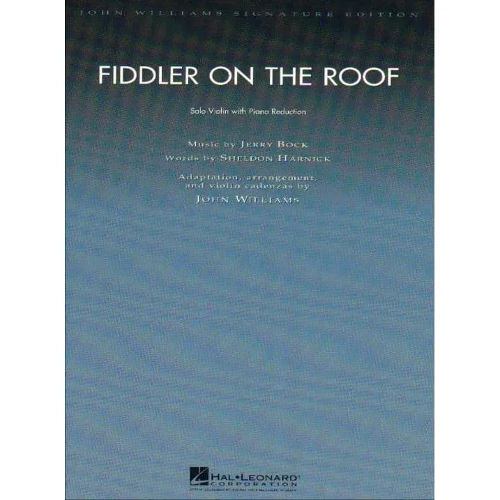 Shar Music Fiddler on the Roof Violinnoten Williams Klavier