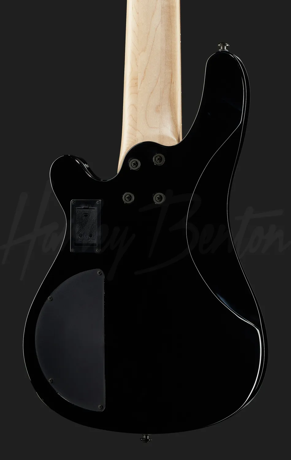 Harley Benton Pro B-650 E-Bass Schwarz 6-saitig Aktiv