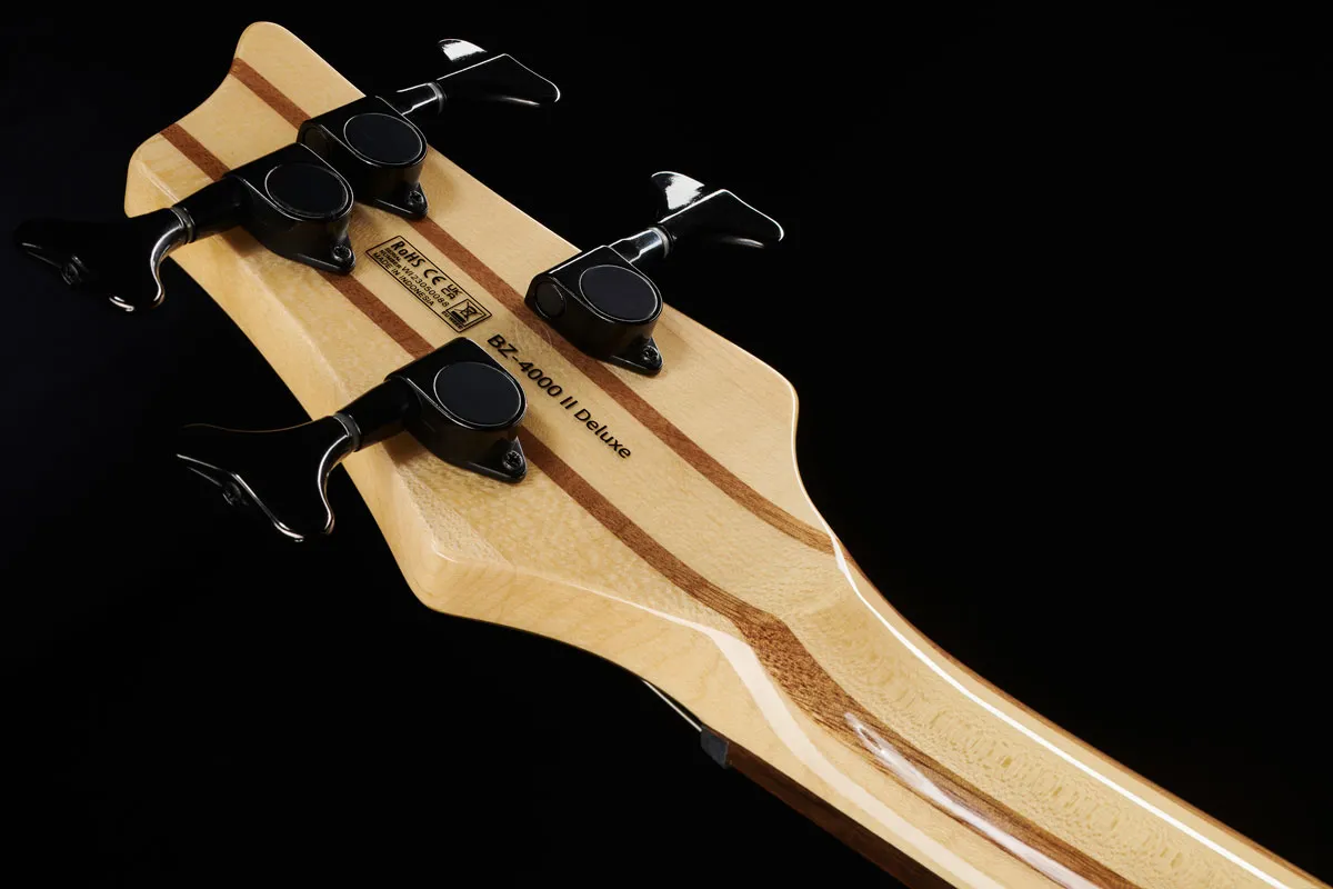 Harley Benton BZ-4000 II NT E-Bass 4-saitig Natur Aktiv