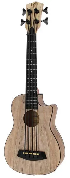 Harley Benton Standard UkeBass U-Bass Geflammter Ahorn EQ