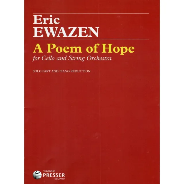 Ewazen A Poem of Hope Cellonoten für Cello und Klavier
