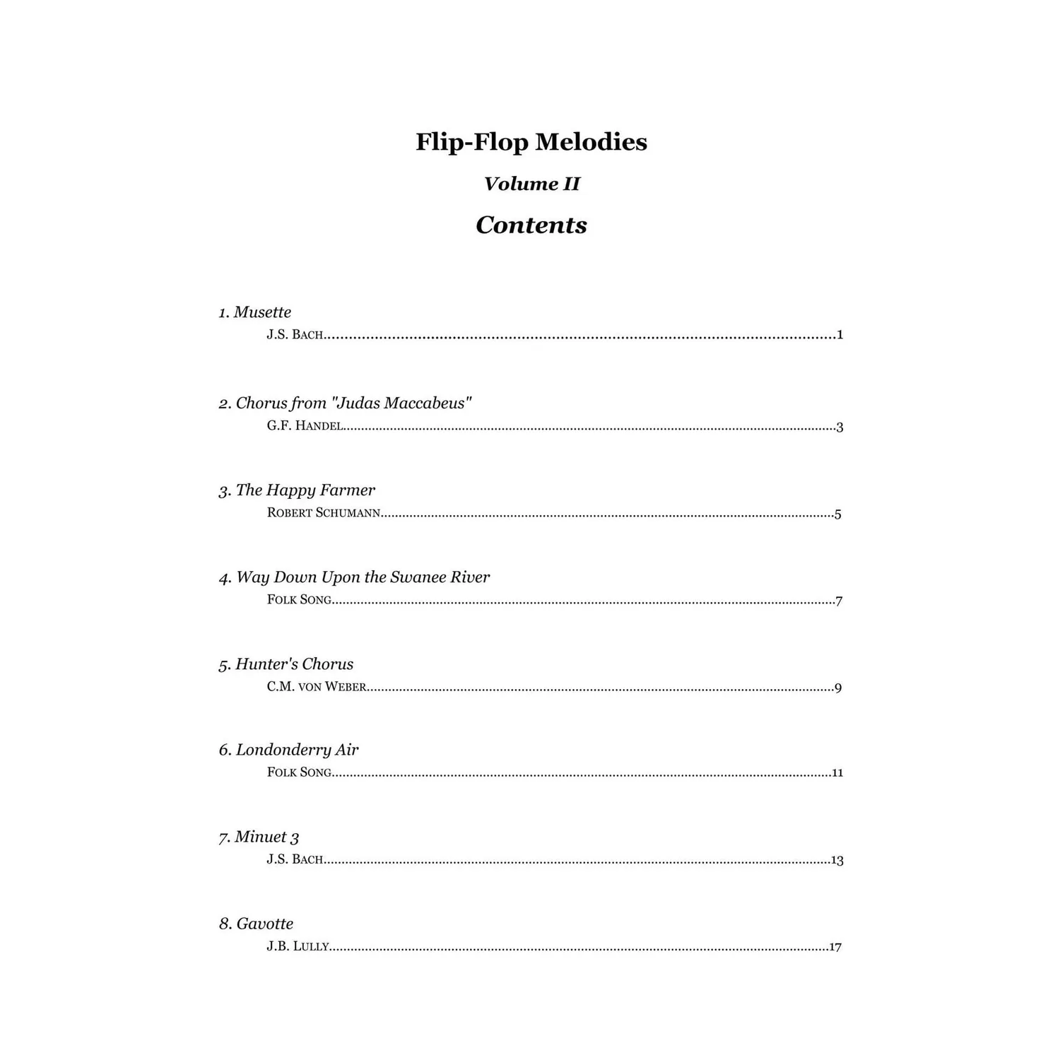 Yasuda Flip-Flop Melodies Viola Cello Vol. II Download
