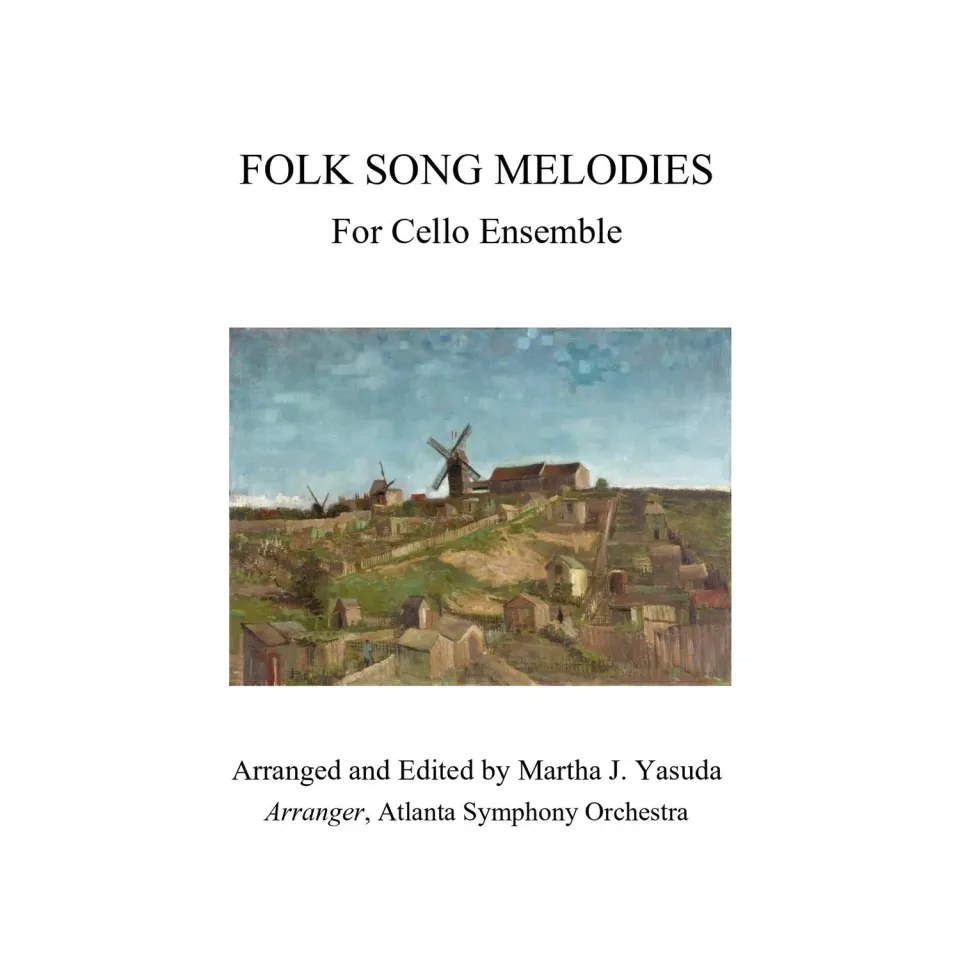 Yasuda Folk Song Melodies Cello Ensemble Noten Download 21 Stücke