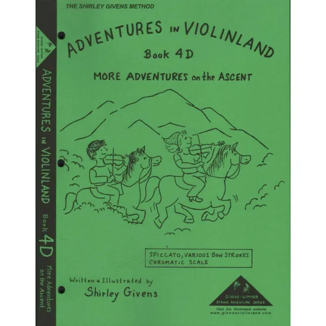 Shirley Givens Adventures in Violinland 4D Violinschule chromatisch