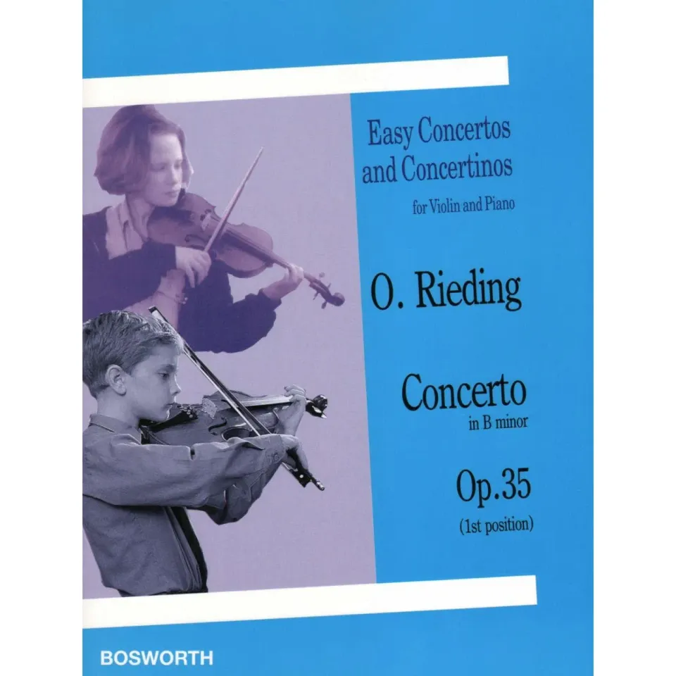Bosworth Rieding Konzert h-moll op. 35 Violine Klavier Noten