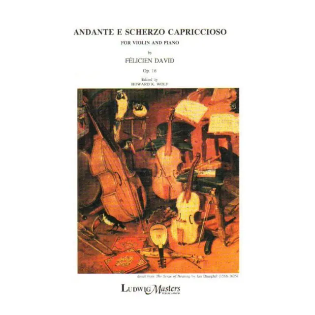 Masters Music David Andante Scherzo Noten Violine Klavier
