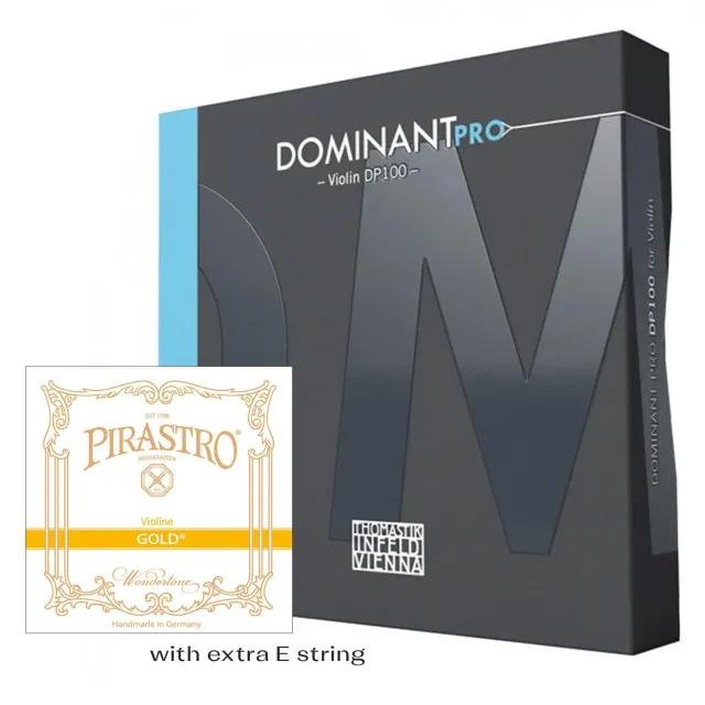 Thomastik Dominant Pro Violinsaiten 4/4 Satz + E-Saite