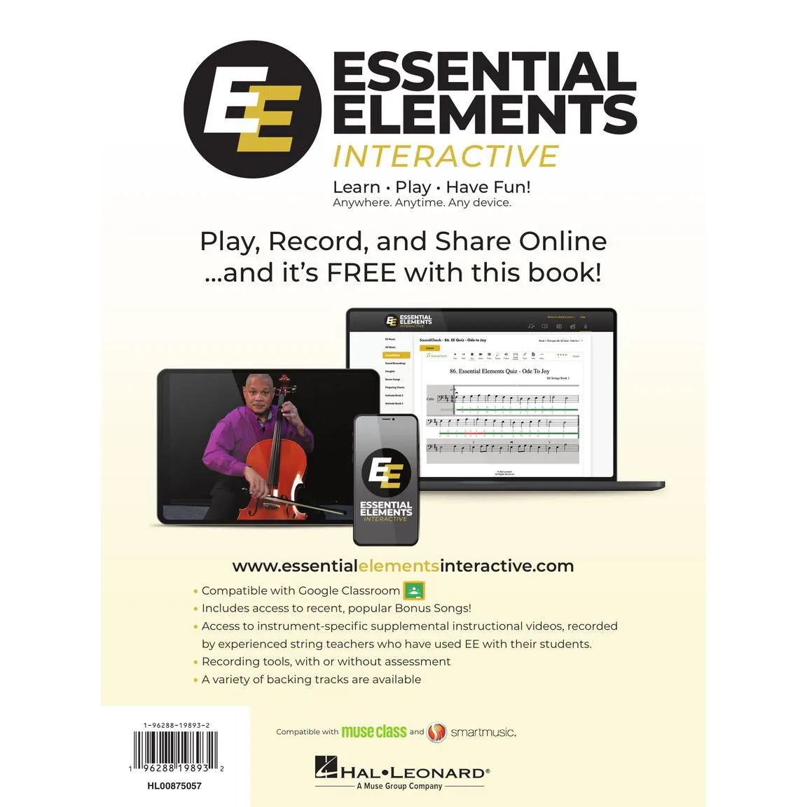 Hal Leonard Essential Elements Book 1 Cello Noten Ausgabe 2025