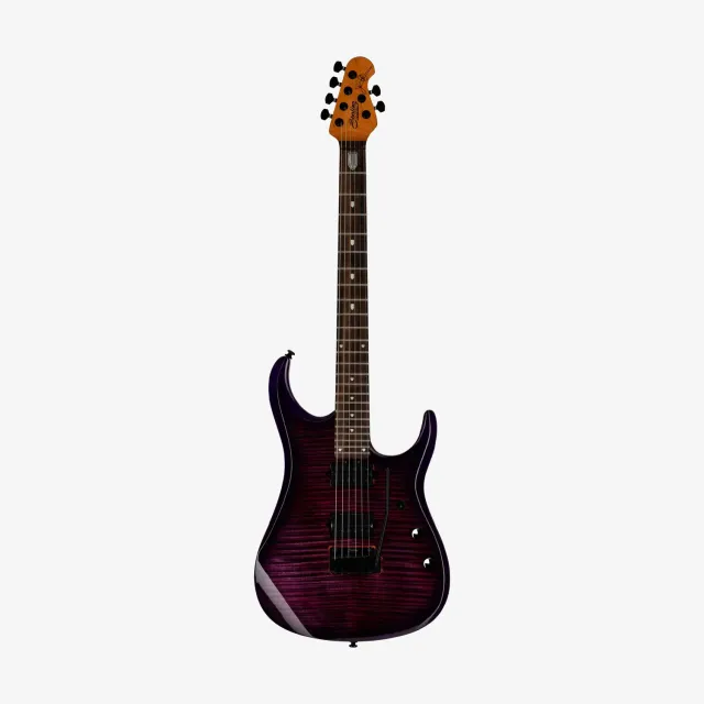 Sterling JP150 DiMarzio E-Gitarre Purple Nebula Shred