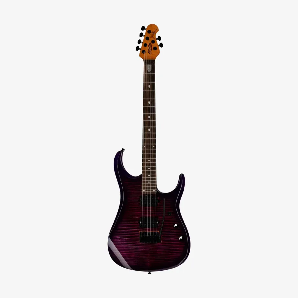 Sterling JP150 DiMarzio E-Gitarre Purple Nebula Shred