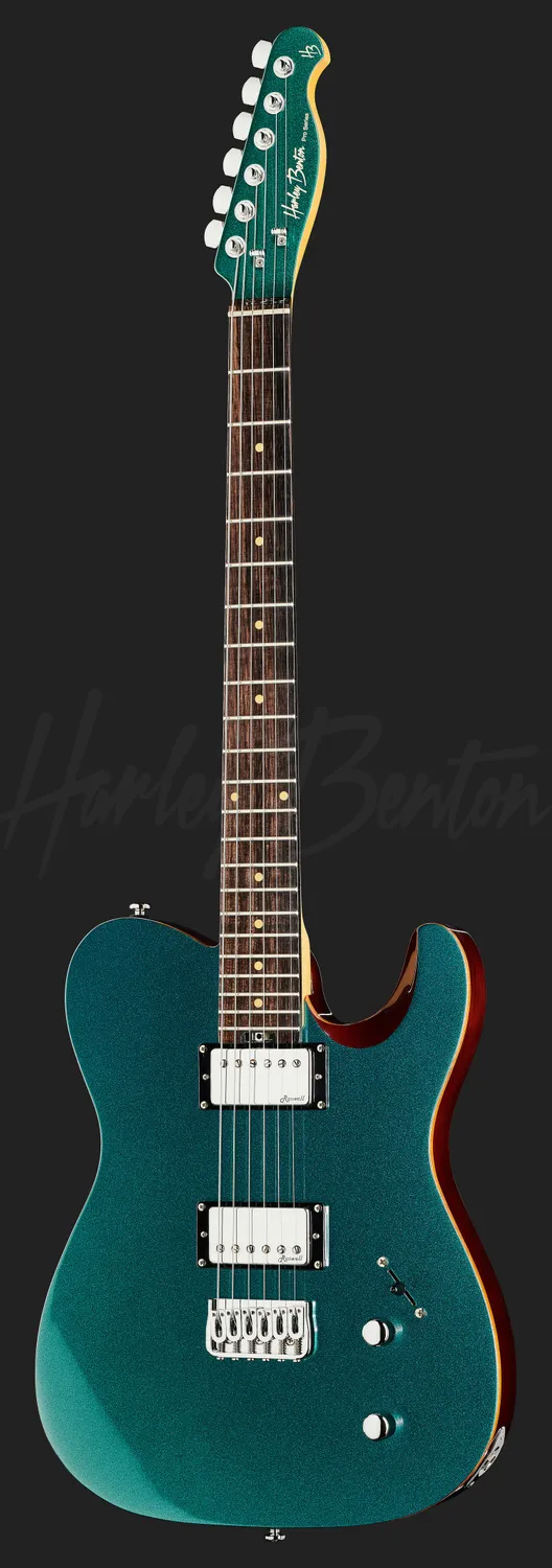 Harley Benton Progressive Fusion-T HH HT E-Gitarre Petrol